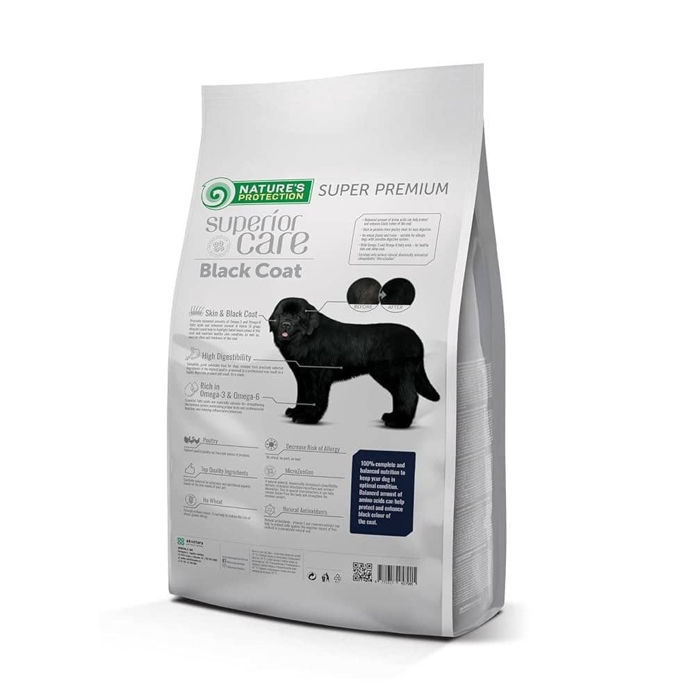 NATURE`S PROTECTION SUPERIOR DOG BLACK ALL sausā suņu barība 10kg